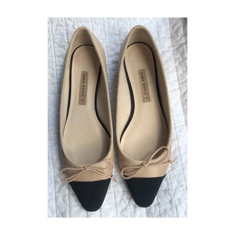 Two-tone Zara ballet flats!